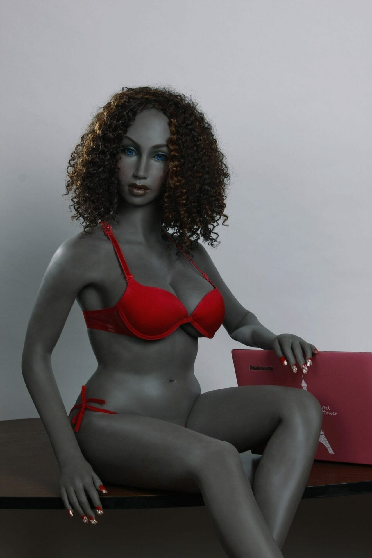 Real Human Size Sex Doll 160cm Head A18 Black Platinum