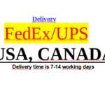 Delivery to USA and Canada +100$